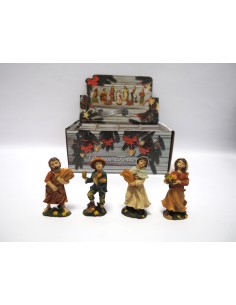 PERSONAGGI PRESEPE: vendita online Contadino o Contadina con Frumento H10cm, Statuina in Resina Assortita, Dettagli Realistic...