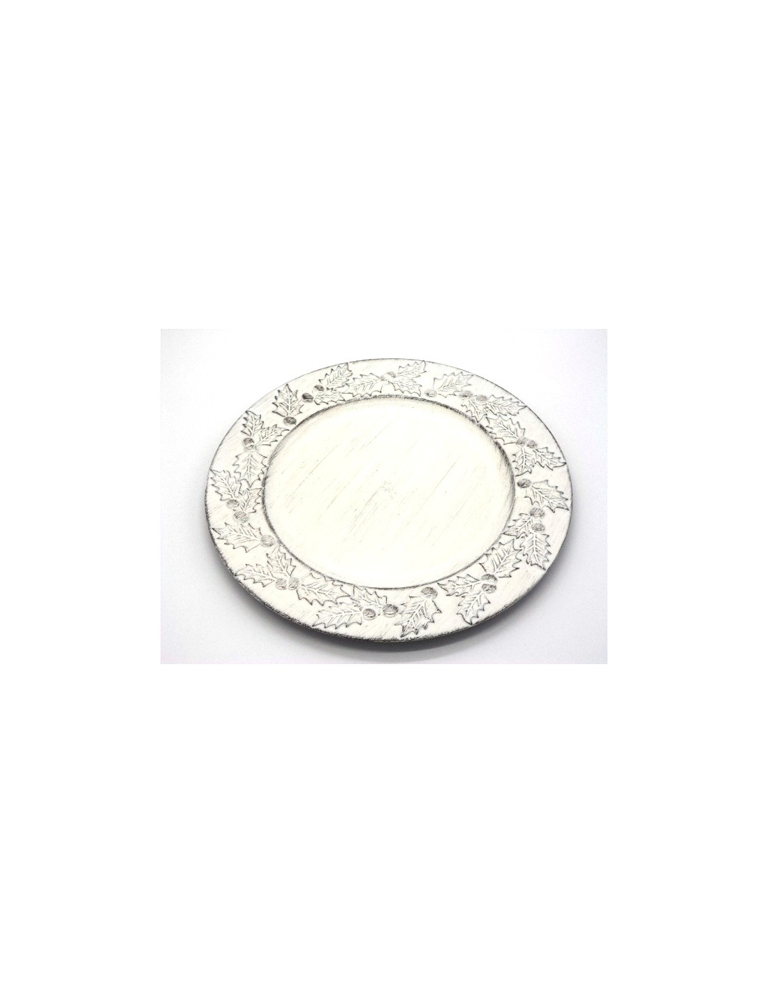 SOTTOPIATTI: vendita online PIATTO PLASTICA D33CM BORDO PUNGITOPO in offerta