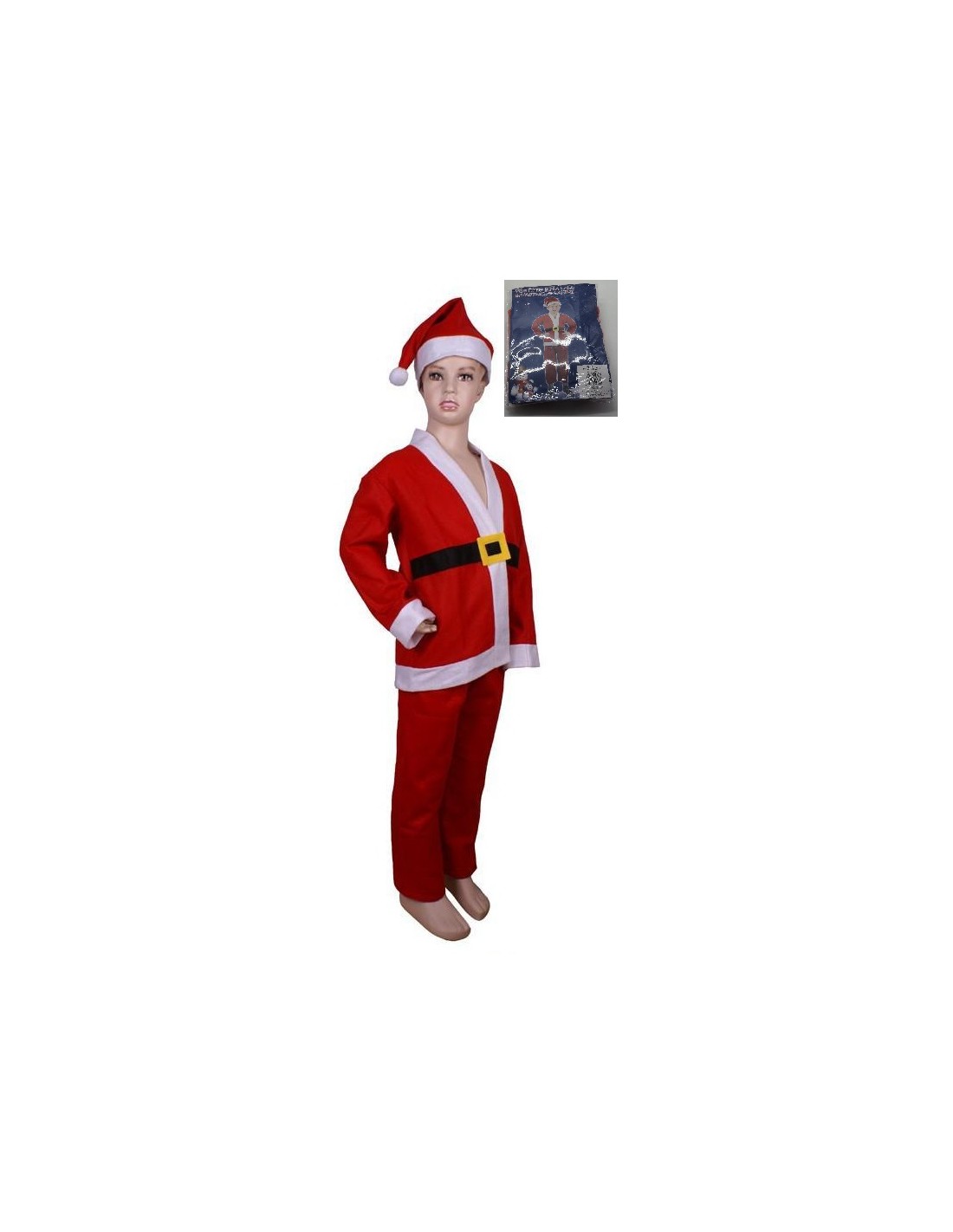 OGGETTISTICA NATALE: vendita online VESTITO BABBO NATALE BAMBINO 4/6 ANNI in offerta