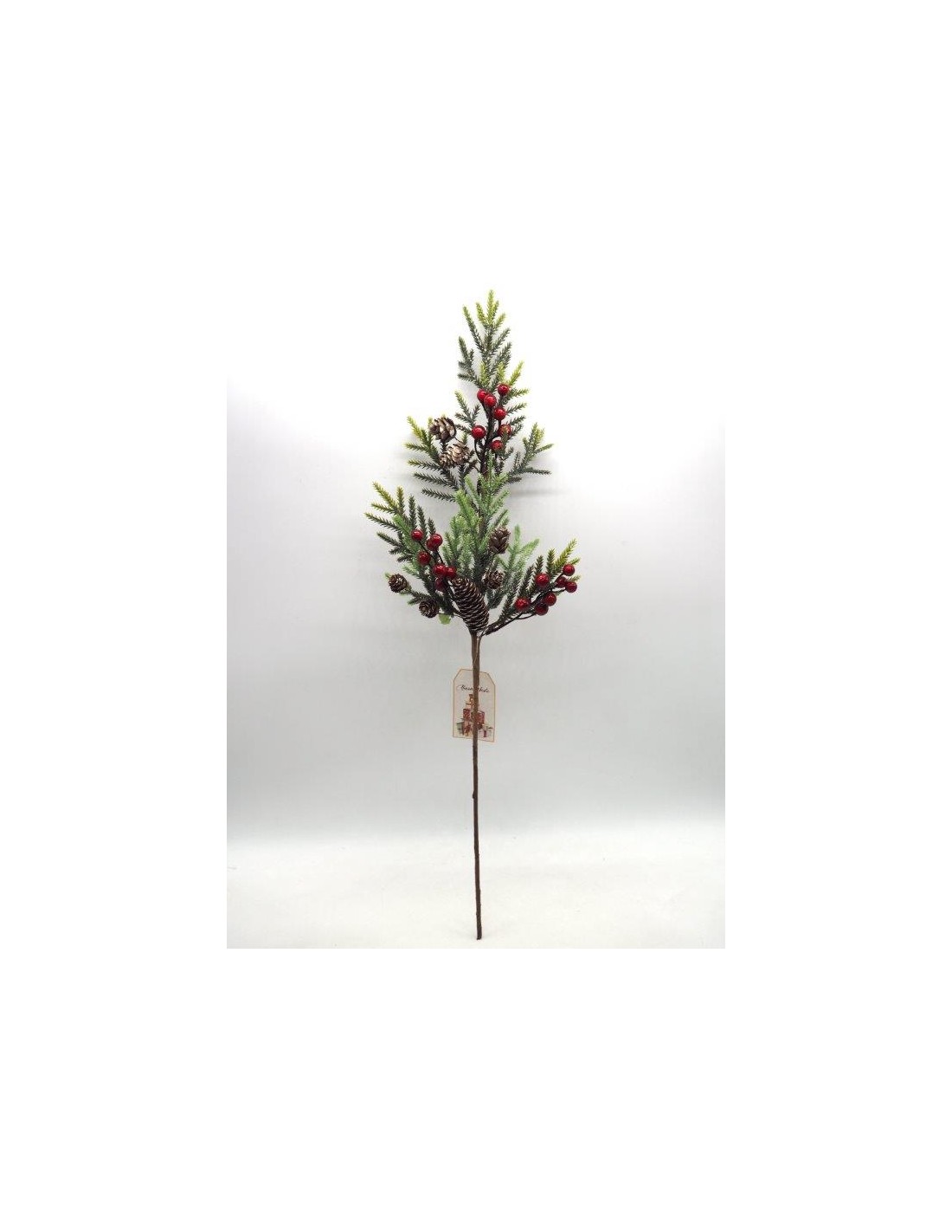 FIORI: vendita online RAMO AGHI PINO H65CM CON BACCHE E PIGNE in offerta