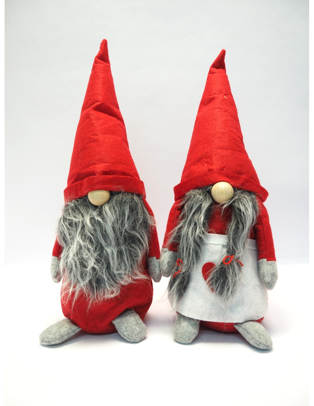 OGGETTISTICA NATALE: vendita online GNOMO VESTE PANNO H57CM CAPPELLO ROSSO ASSORTITO in offerta