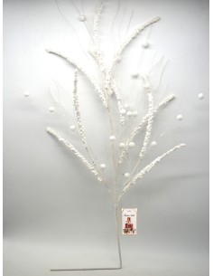 PICK: vendita online Pick H80cm di Natale con Sfere Bianche, Ramo Decorativo Elegante per Alberi, Ghirlande e Composizioni Fe...