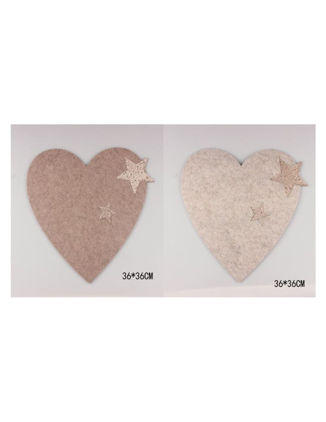 TESSILE: vendita online PANNO CENTROTAVOLO FORMA CUORE D36CM ASSORTITO in offerta