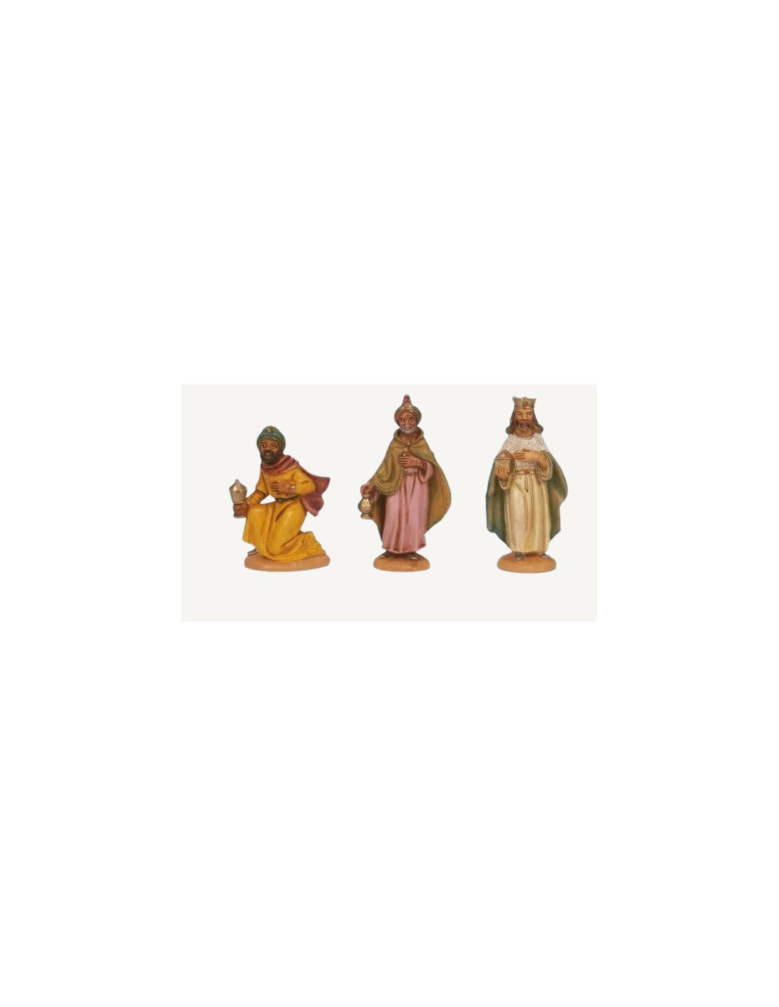 PERSONAGGI PRESEPE: vendita online RE MAGI TIPO LEGNO CM. 10 PZ 3 SET IN BUSTA in offerta