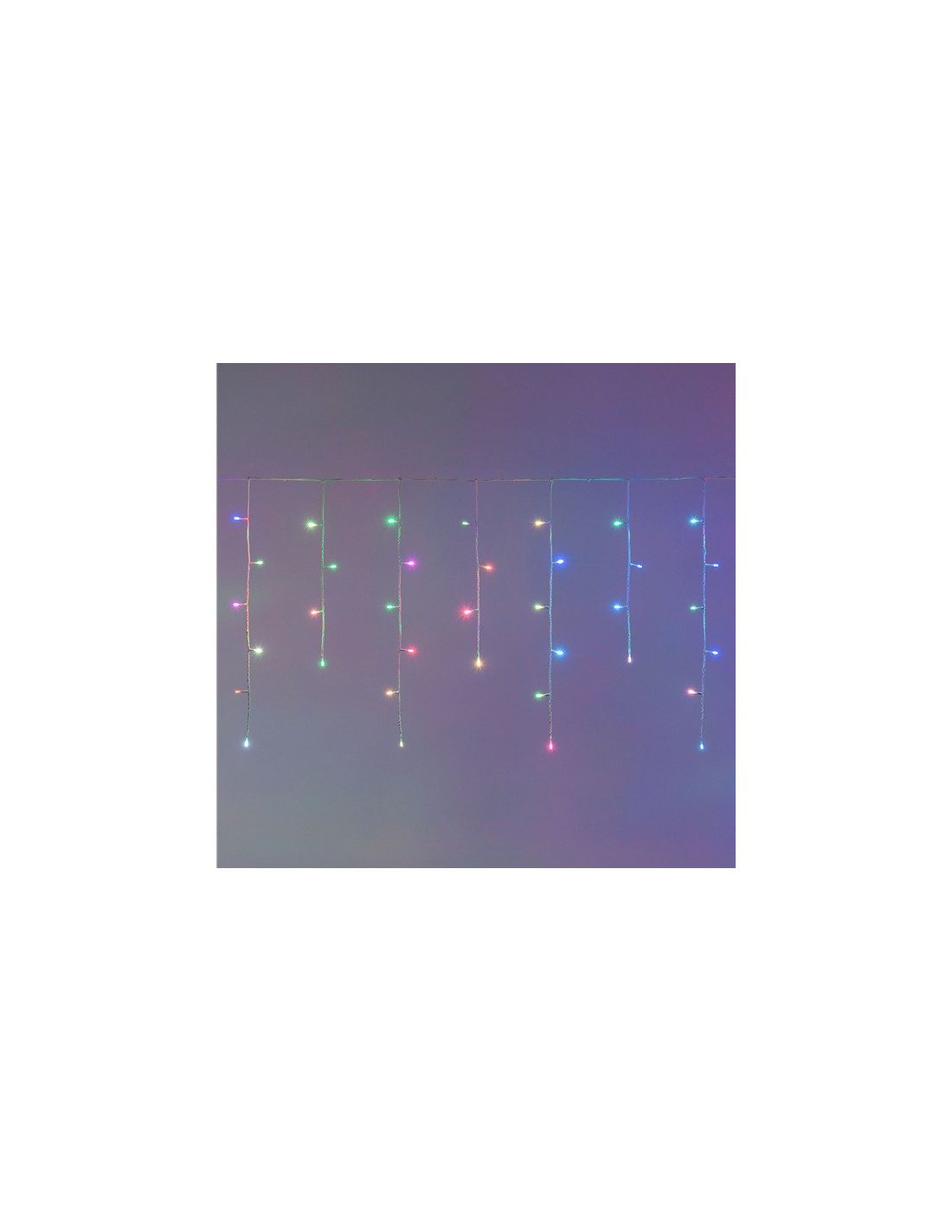 LUCI DI NATALE: vendita online Tenda Luminosa 180 LED Multicolor RGB – La Magia di Natale illumina la tua casa! in offerta