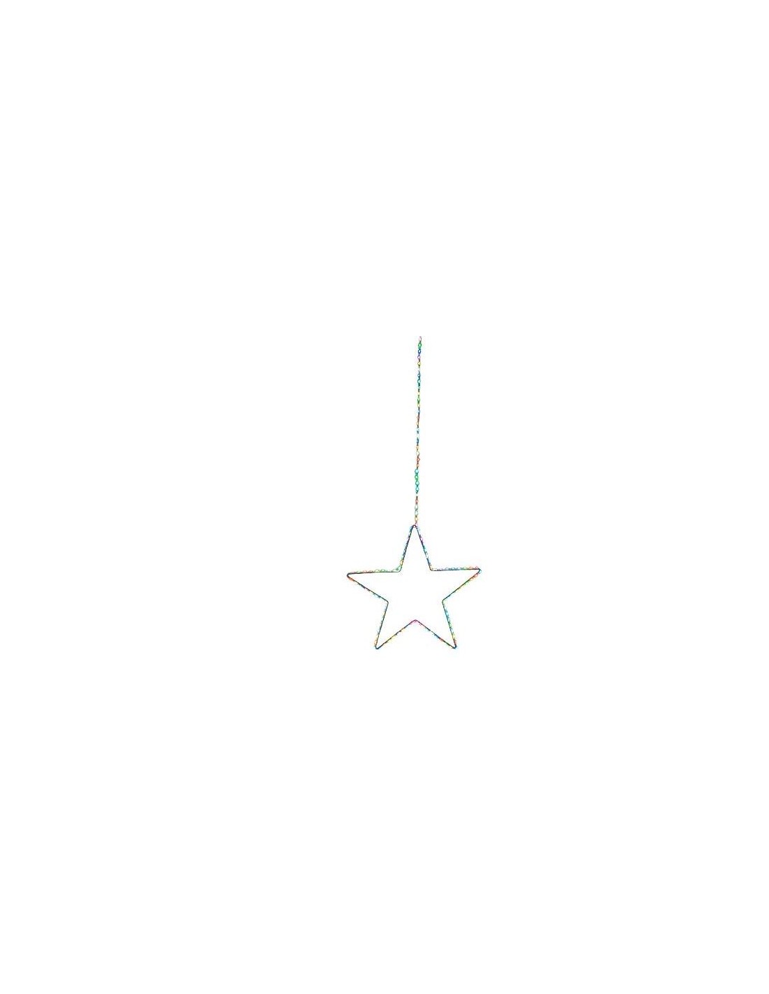 LUCI DI NATALE: vendita online STELLA 35CM 113LED MULTICOLOR in offerta