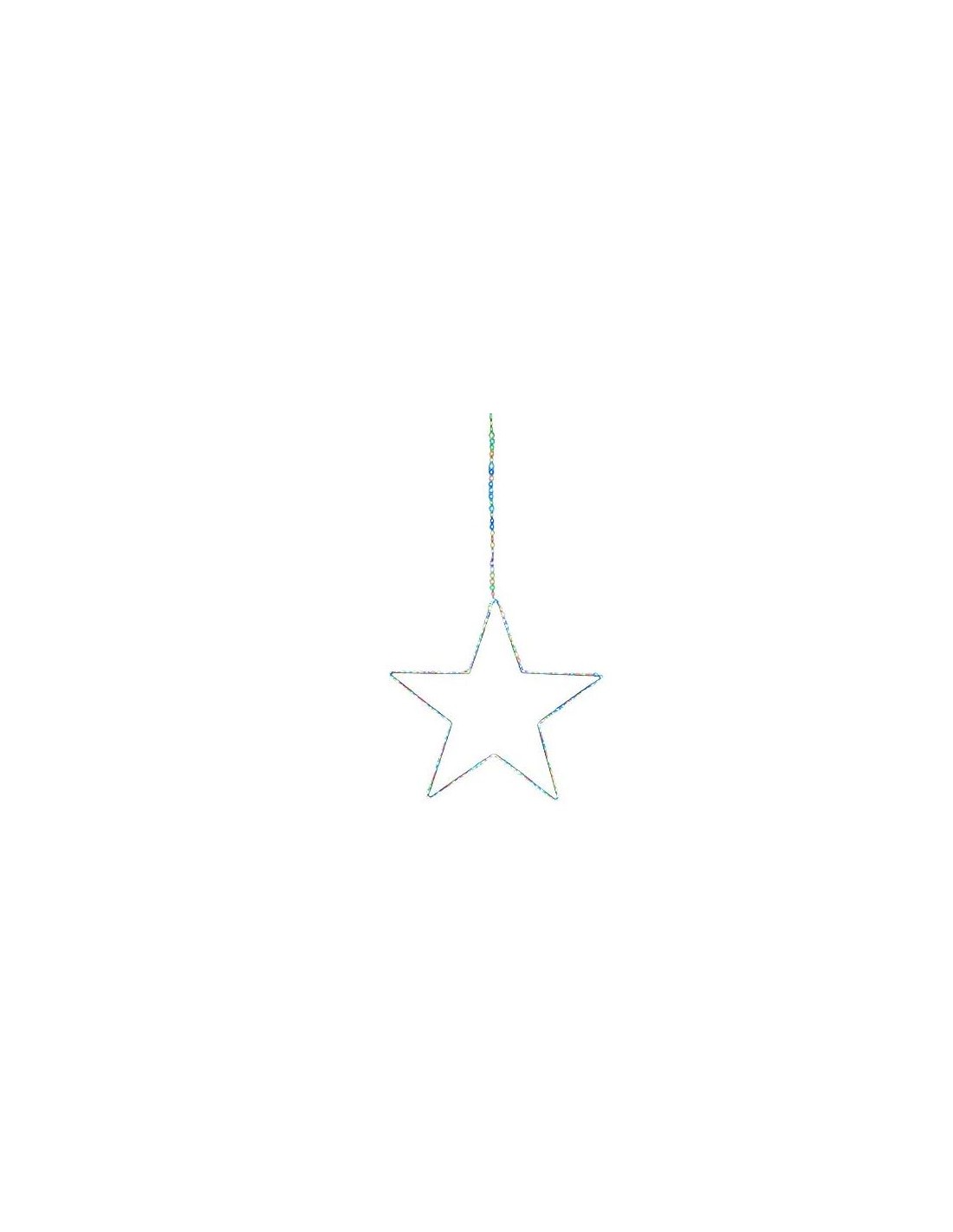 LUCI DI NATALE: vendita online STELLA 55CM 163LED MULTICOLOR in offerta