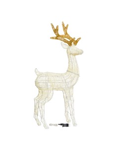 LUCI DI NATALE: vendita online Renna di Natale 3D H125cm: La Magia di Natale con 240 LED in offerta