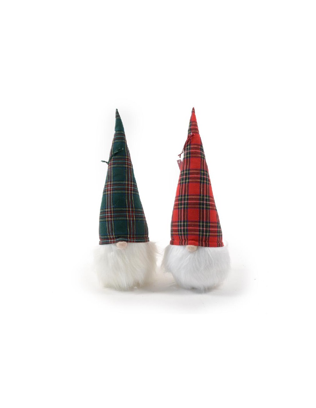OGGETTISTICA NATALE: vendita online Babbo Tartan con Luci LED H48x15cm - La Magia di Natale a casa tua! in offerta