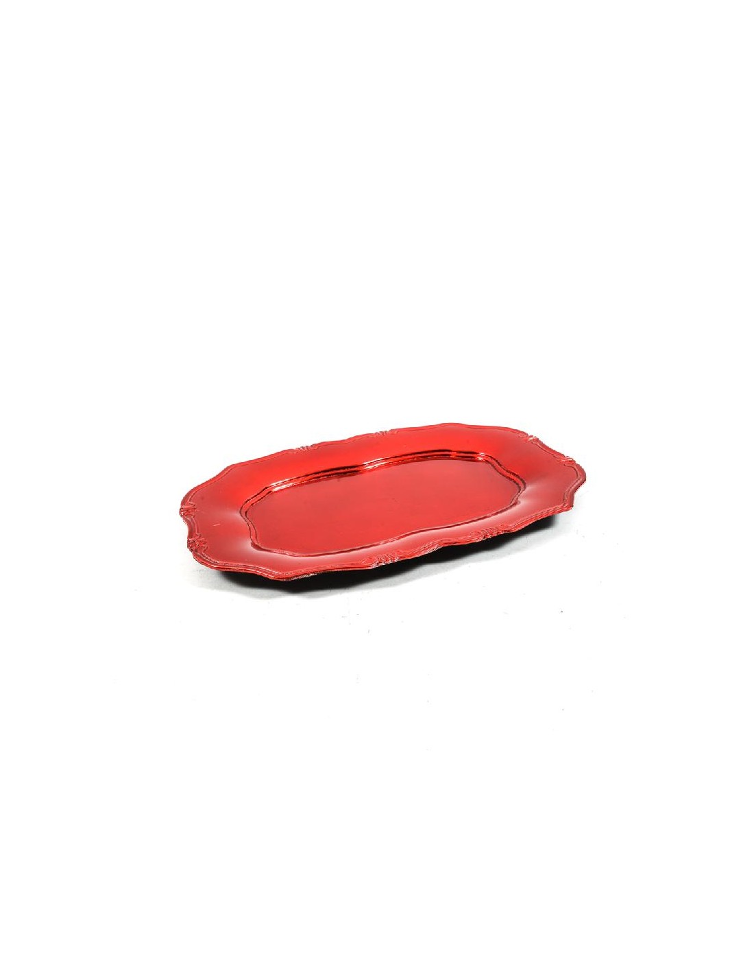 OGGETTISTICA NATALE: vendita online Vassoio Rosso in Plastica 38x26,5x2cm - La Magia di Natale a casa tua! in offerta