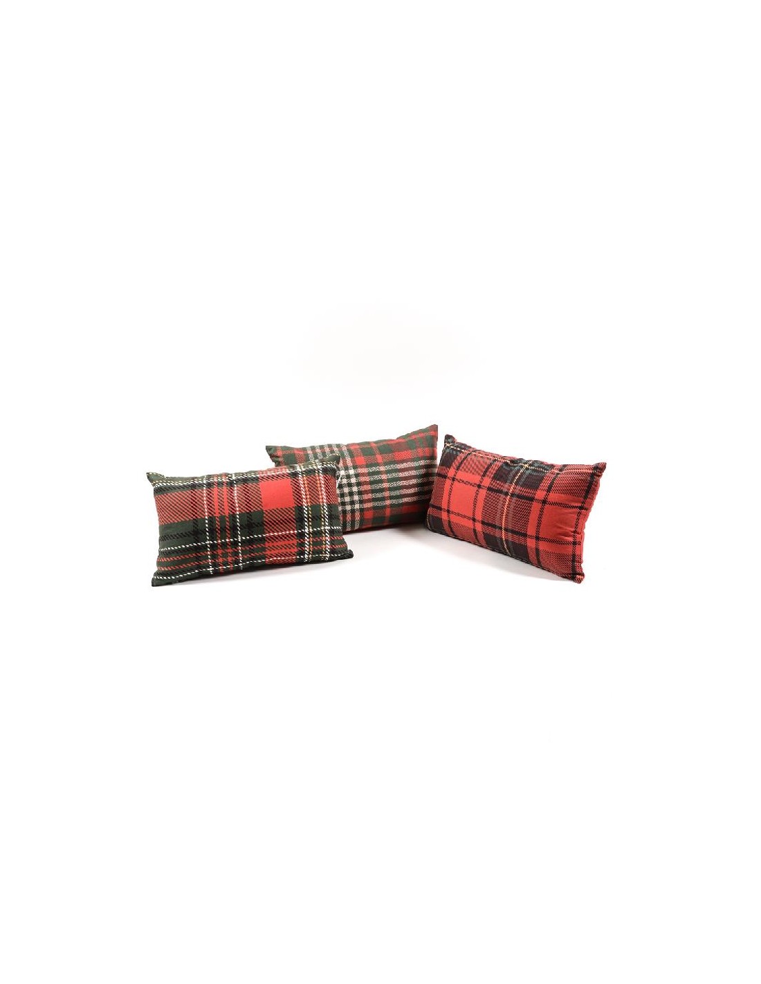 TESSILE: vendita online CUSCINO TARTAN LINE 30X50CM ASSORTITO in offerta
