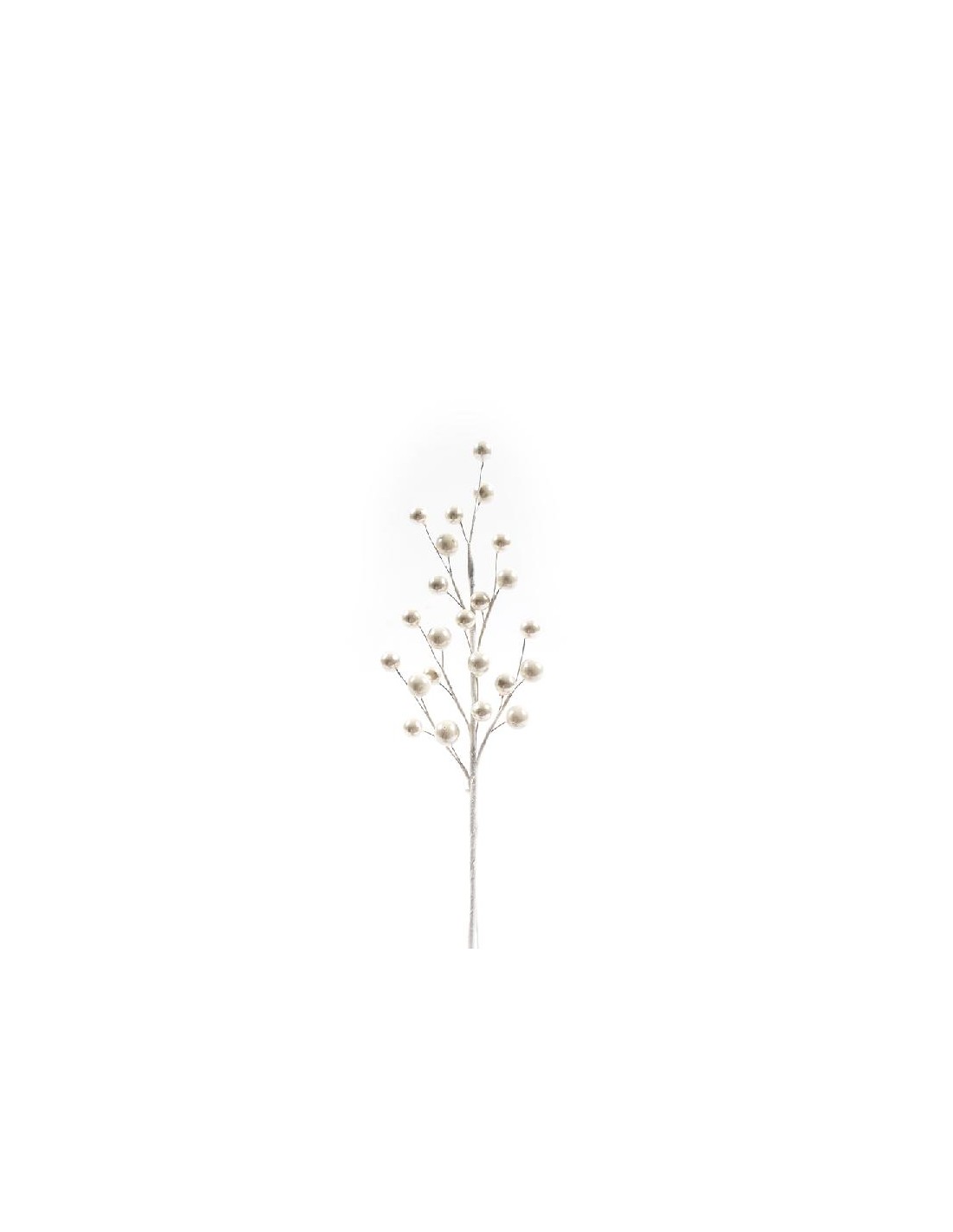FIORI: vendita online Stelo Madreperla H36cm di Natale - La Magia di Natale per Decorazioni Uniche in offerta