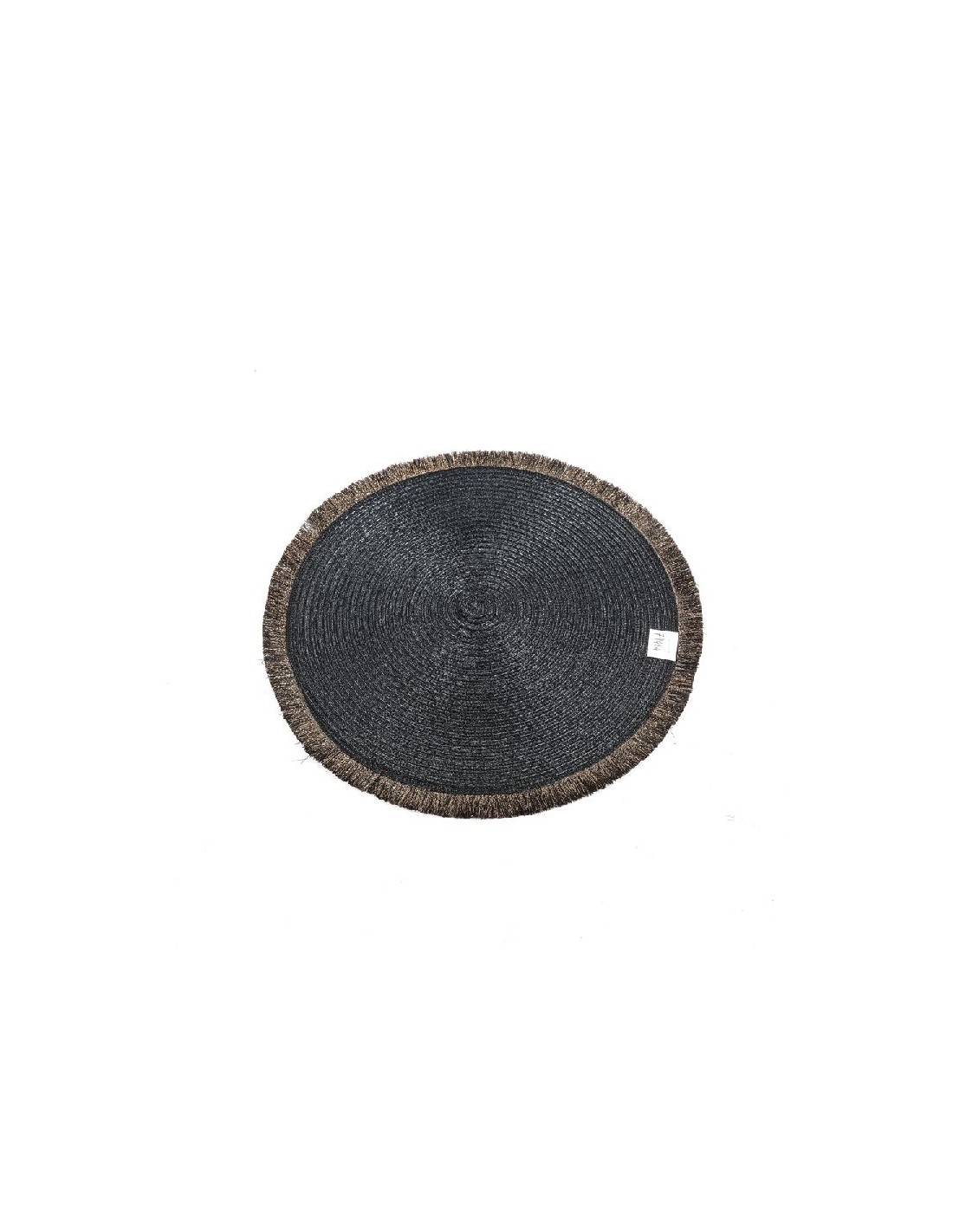 SOTTOPIATTI: vendita online SOTTOPIATTO DECORATO NERO D38CM in offerta