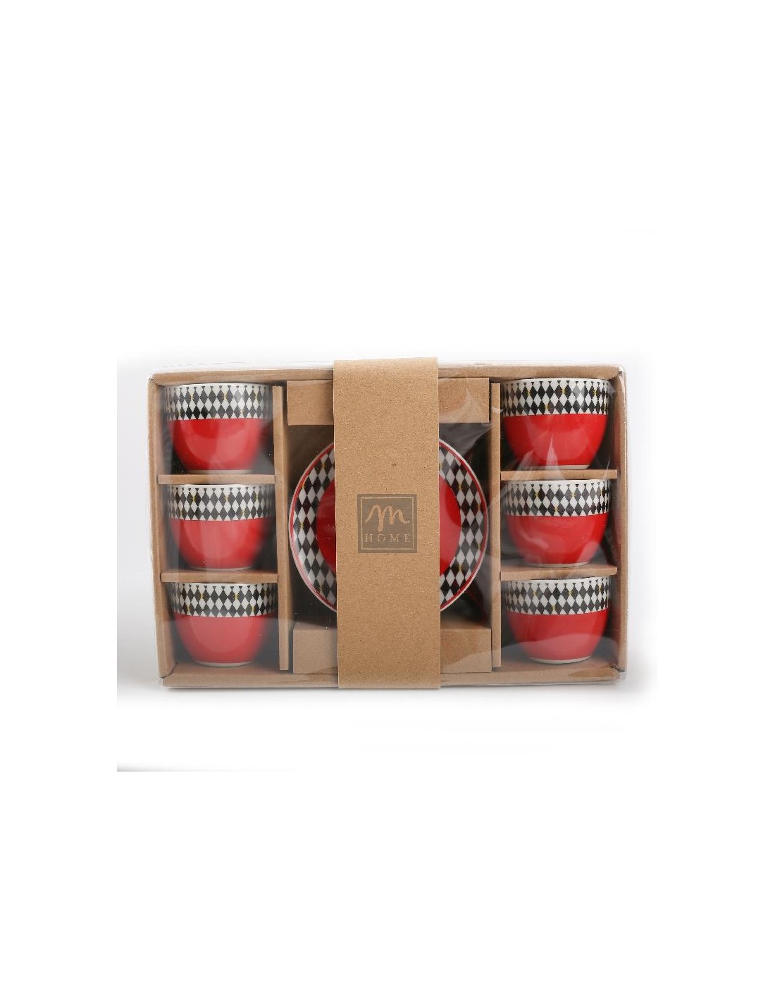 PORCELLANE: vendita online SET 6TZ CAFFE WONDERLAND CON PIATTINO PORCELLANA in offerta