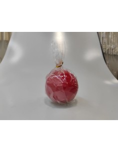 CANDELE E GIROCANDELE: vendita online CANDELA SFERA LUCIDA D8CM ROSSO in offerta