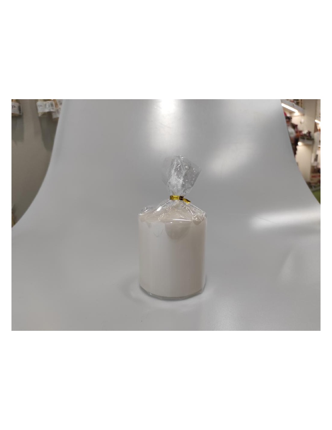 CANDELE E GIROCANDELE: vendita online CANDELA PILLAR LUCIDA 15X5CM AVORIO in offerta