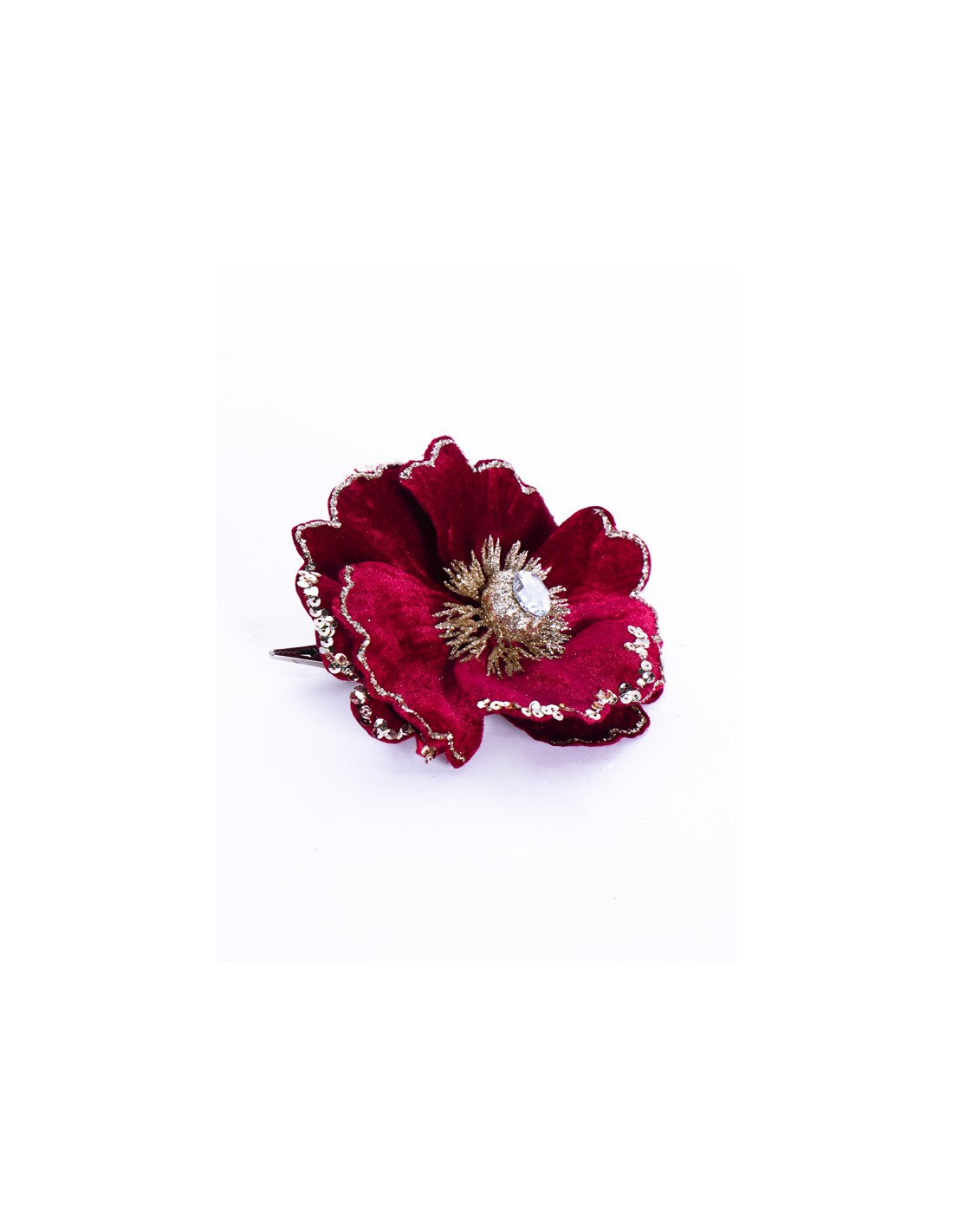 FIORI: vendita online MAGNOLIA ROSSA 133173 C/CLIP PVC in offerta