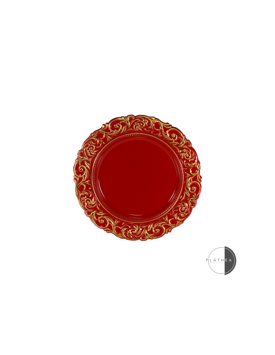 SOTTOPIATTI: vendita online SOTTOPIATTO ROSSO D36CM PVC in offerta