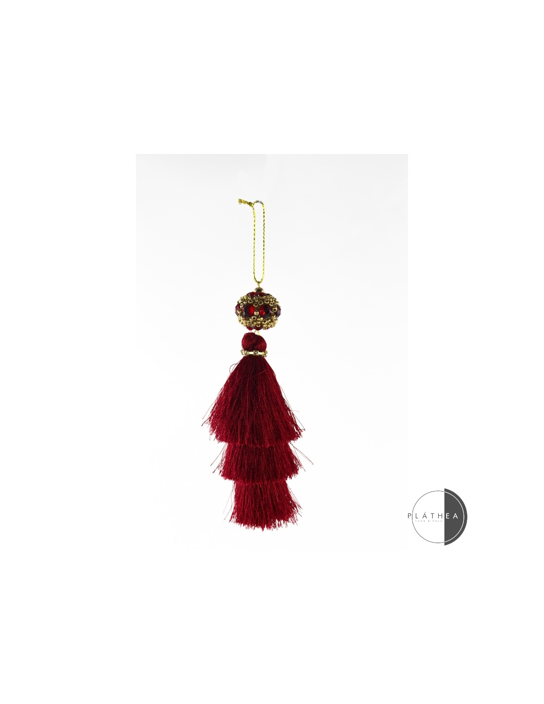 SFERE E PENDAGLI: vendita online PENDENTE NAPPA ROSSO H13CM POLIESTERE in offerta