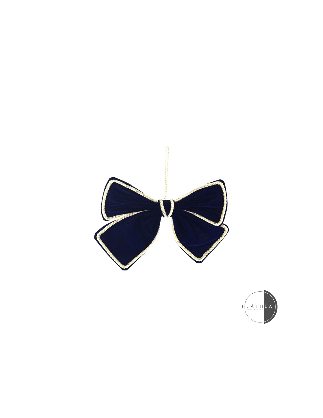 SFERE E PENDAGLI: vendita online FIOCCO BLU 20X17CM POLIESTERE in offerta