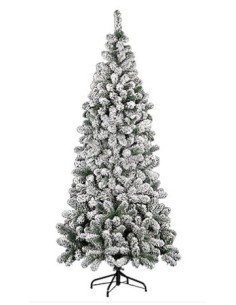 ALBERI DI NATALE: vendita online Albero di Natale Floccato "Kenya" da 240cm in PVC e PE di alta qualità in offerta