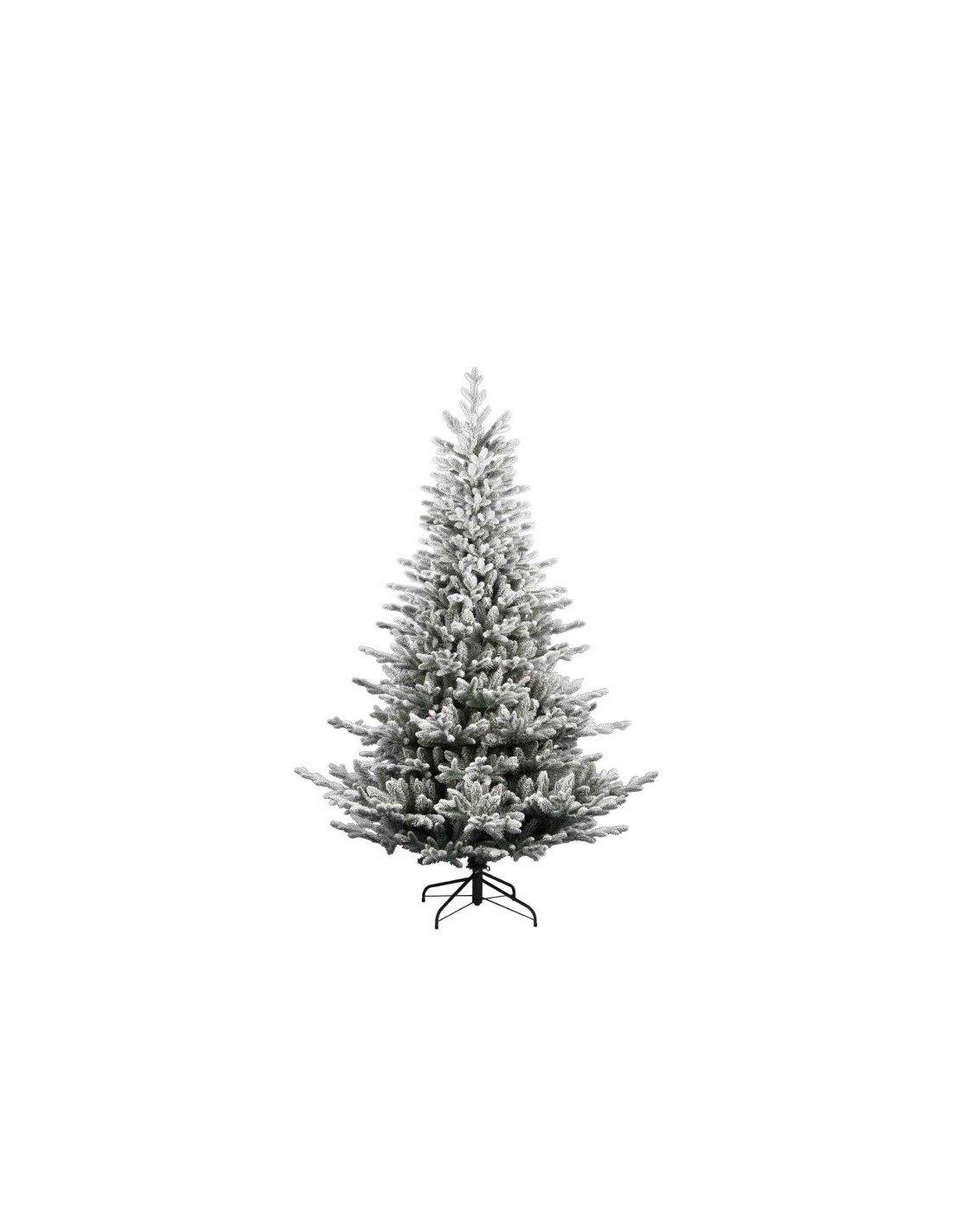 ALBERI DI NATALE: vendita online Albero di Natale "noel" altezza 210cm diametro 137cm con 1000 rami floccato in offerta