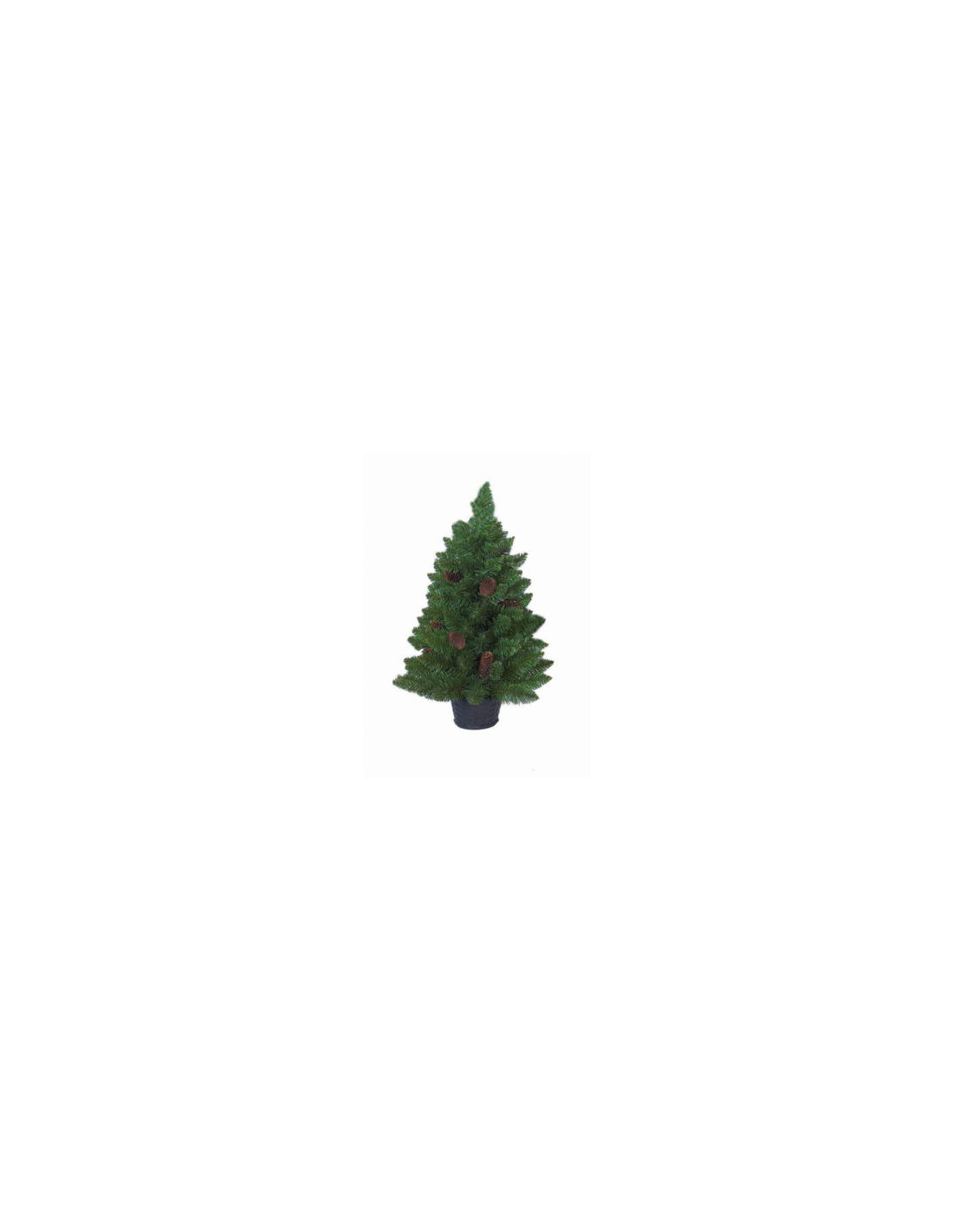 ALBERI DI NATALE: vendita online Albero Pinetto di Natale da 75 cm con pigne in offerta