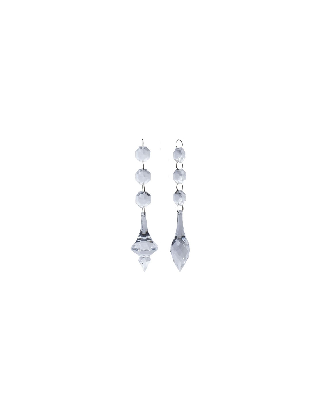SFERE E PENDAGLI: vendita online PENDENTE 71548 TRASPARENTE 13CM ASSORTITO in offerta