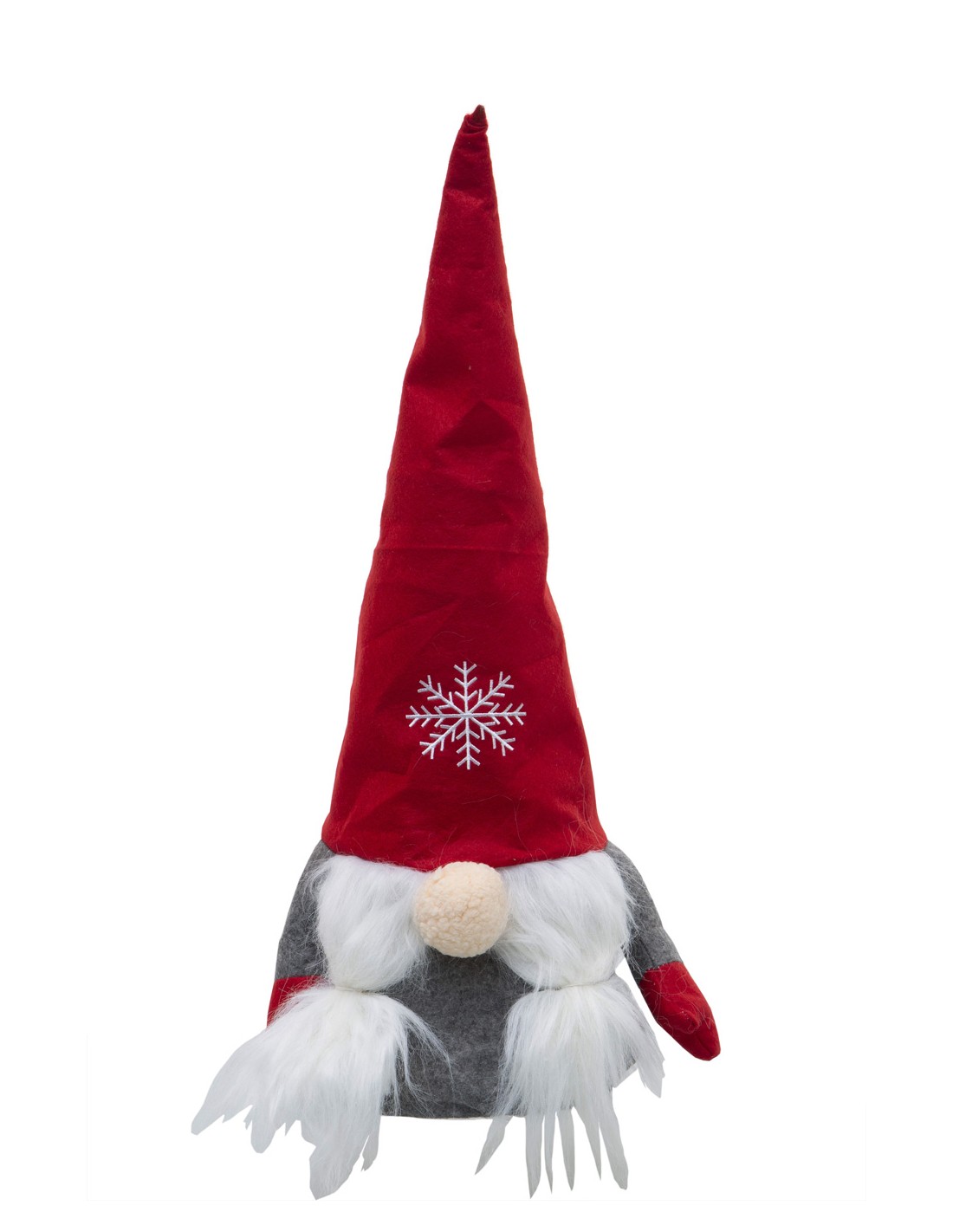 SFERE E PENDAGLI: vendita online PUNTALE 71681 NONNA NATALE 62CM ROSSO in offerta