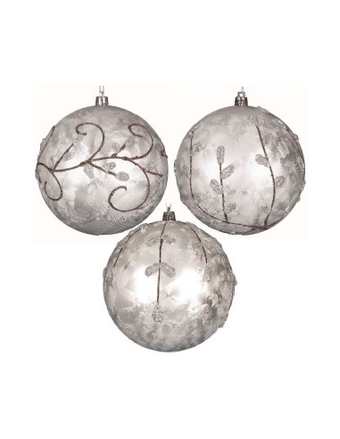 SFERE E PENDAGLI: vendita online SFERA 92218 ARGENTO CON DEC FOGLIE ASSORTITO in offerta