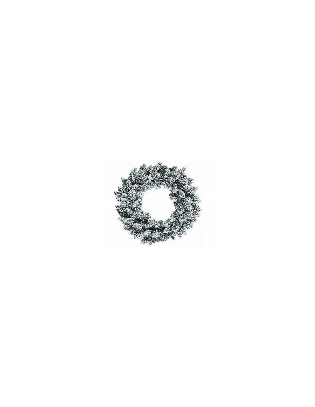 BOE E GHIRLANDE: vendita online CORONA INNEVATA 55 CM FLORA in offerta