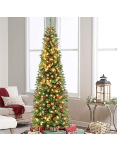 ALBERI DI NATALE: vendita online Albero di Natale "silvestre" altezza 210cm diametro 66cm con 442 rami FLORA in offerta