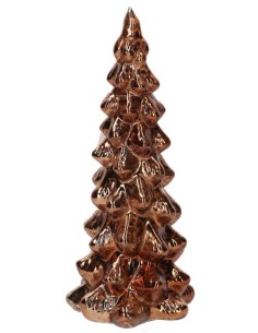 OGGETTISTICA NATALE: vendita online ALBERO VETRO RAME 11X25CM CON LED in offerta