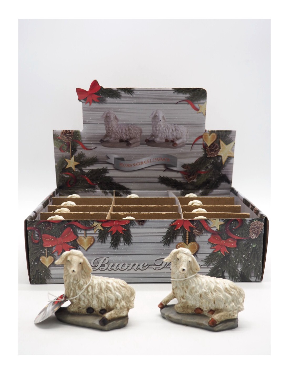 PERSONAGGI PRESEPE: vendita online PECORA 8X9X4CM in offerta