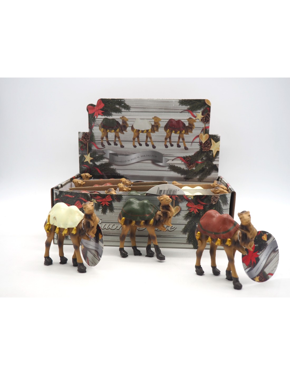 PERSONAGGI PRESEPE: vendita online Cammello di Natale per Presepe Classico e Napoletano H9cm, Statuina in Resina, Dettagli Re...