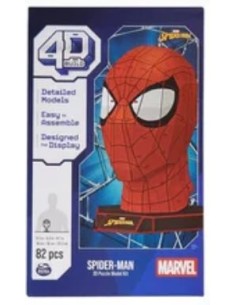 GIOCHI DI SOCIETA'E PUZZLE: vendita online 4D Puzzle Marvel Spider-Man, Kit Modellismo 3D da 82 Pezzi con Supporto, Decorazio...