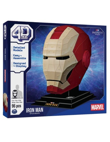 GIOCHI DI SOCIETA'E PUZZLE: vendita online AVENGERS 6069819 CASCO IRONMAN PUZZLE 4D in offerta