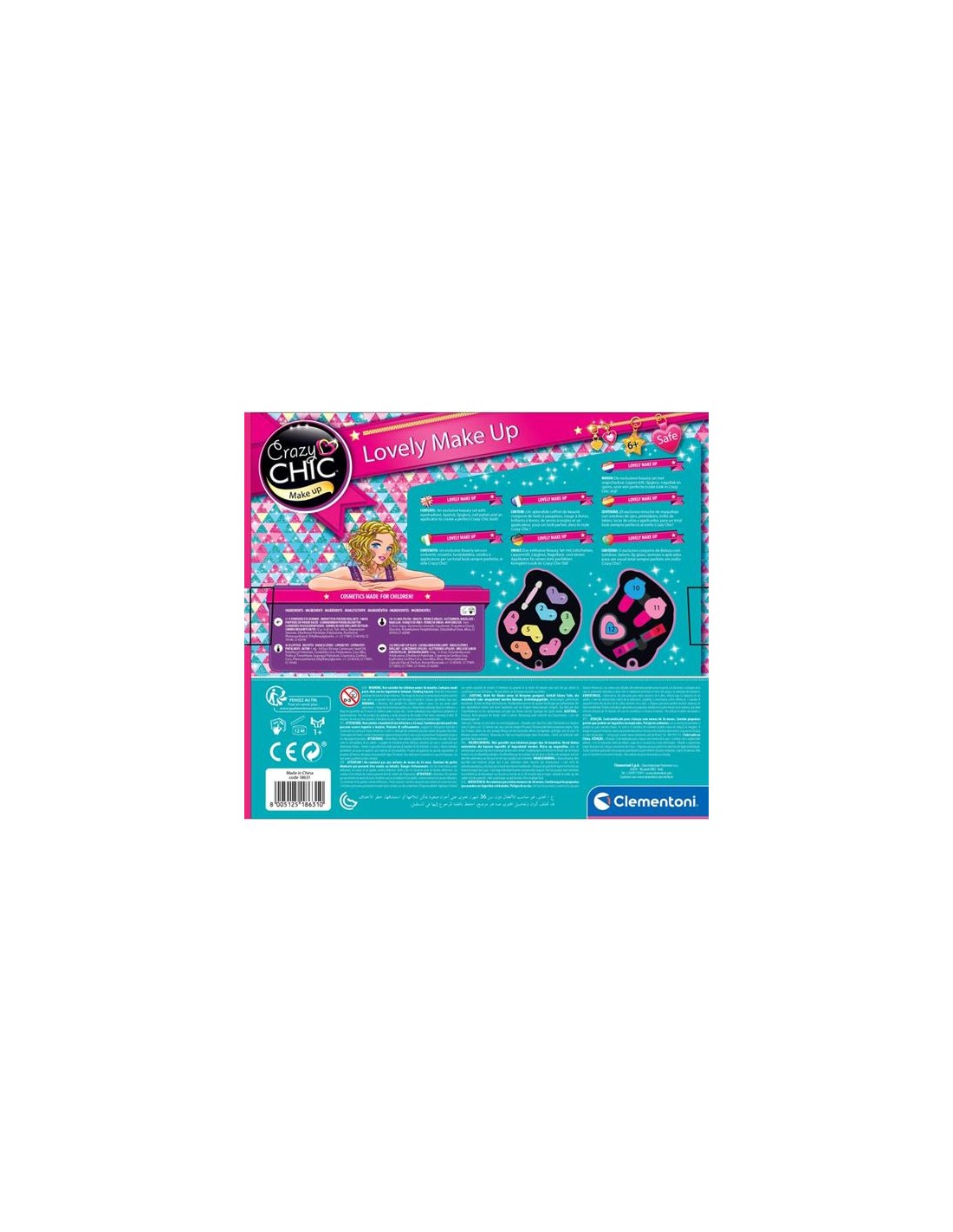 GIOCHI GIRL: vendita online CRAZY CHIC CLEMENTONI MAKE-UP UNICORNO TRUCCHI PER BAMBINI in offerta