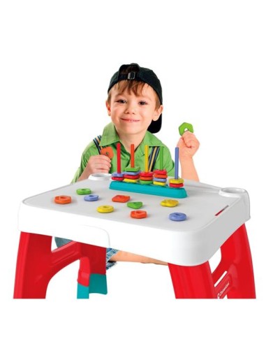 PRESCOLARI: vendita online SAPIENTINO CLEMENTONI TAVOLINO CRESCI CON ME GIOCO EDUCATIVO PER BAMBINI in offerta