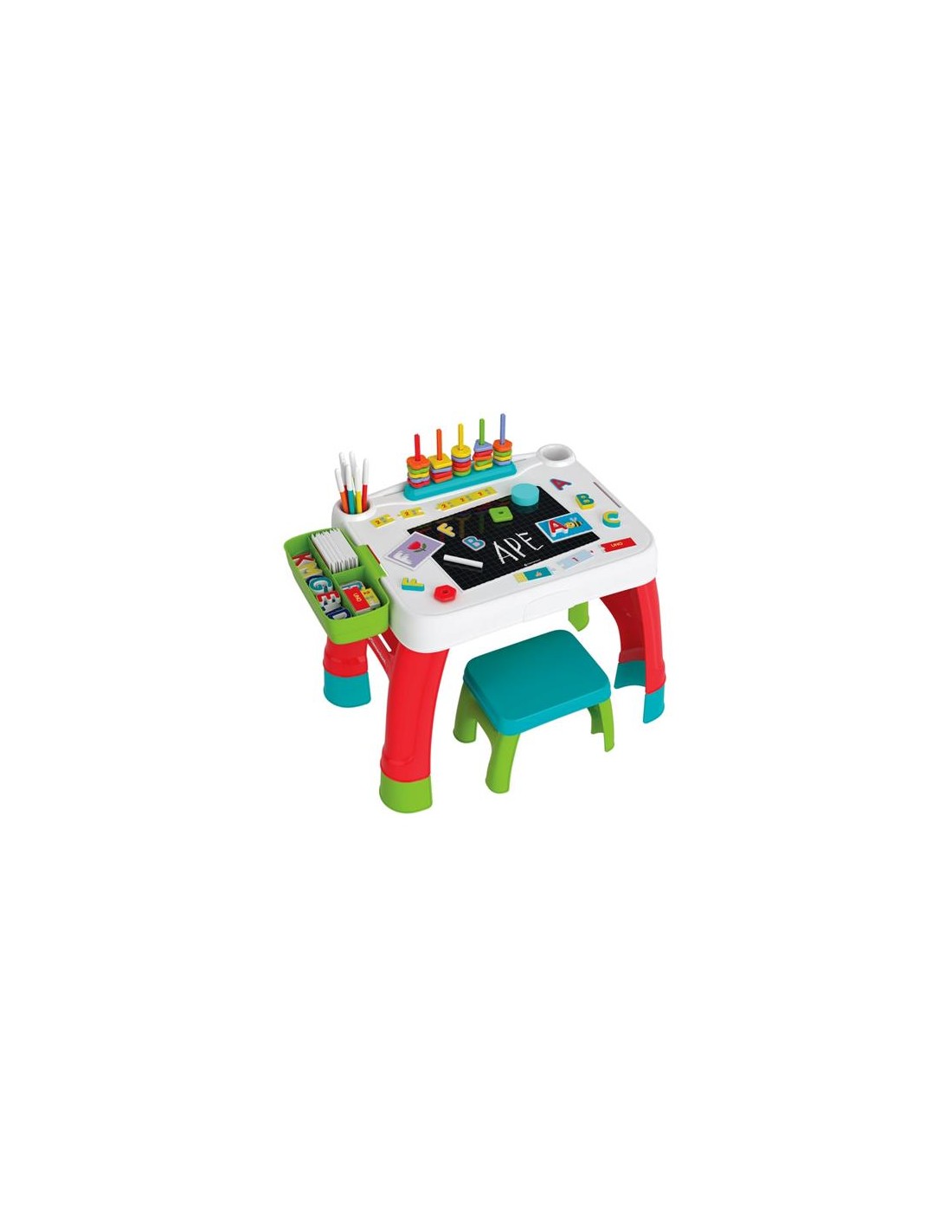 PRESCOLARI: vendita online SAPIENTINO CLEMENTONI TAVOLINO CRESCI CON ME GIOCO EDUCATIVO PER BAMBINI in offerta