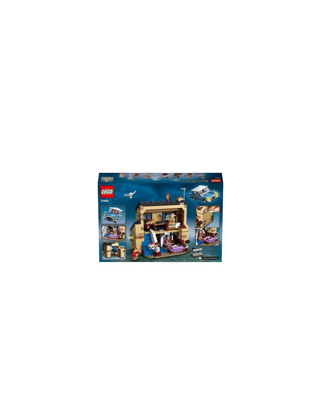 GIOCATTOLO PUBBLICIZZATO: vendita online LEGO Harry Potter Privet Drive 75968, Casa Dursley con minifigure Dobby, civetta Edv...