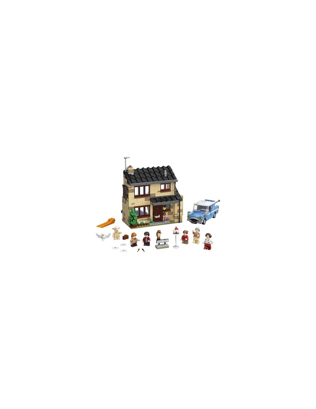 GIOCATTOLO PUBBLICIZZATO: vendita online LEGO Harry Potter Privet Drive 75968, Casa Dursley con minifigure Dobby, civetta Edv...