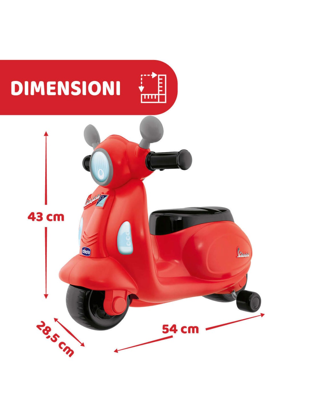INFANZIA: vendita online VESPA PRIMAVERA ROSSO CHICCO in offerta