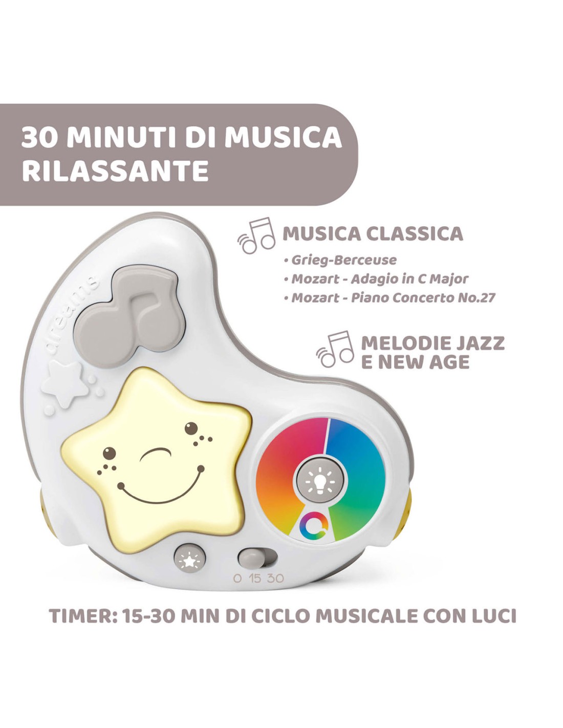 INFANZIA: vendita online PALESTRINA DEI COLORI GRIGIO CHICCO in offerta