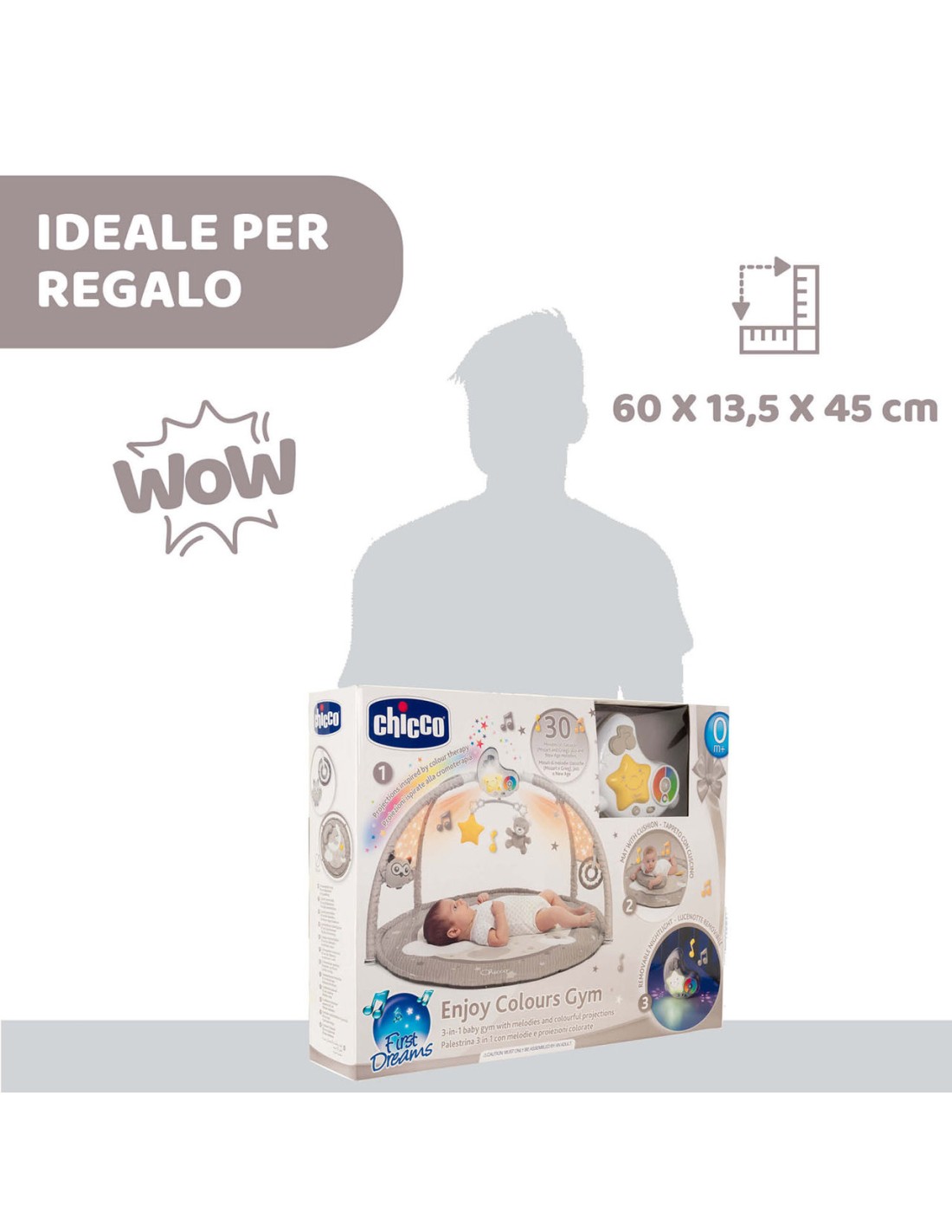 INFANZIA: vendita online PALESTRINA DEI COLORI GRIGIO CHICCO in offerta