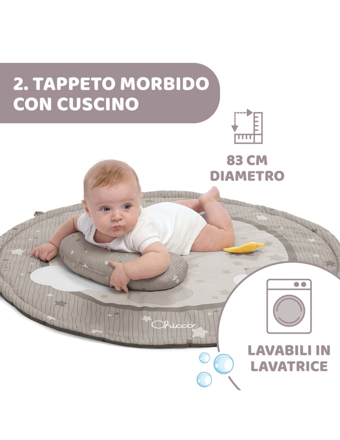 INFANZIA: vendita online PALESTRINA DEI COLORI GRIGIO CHICCO in offerta