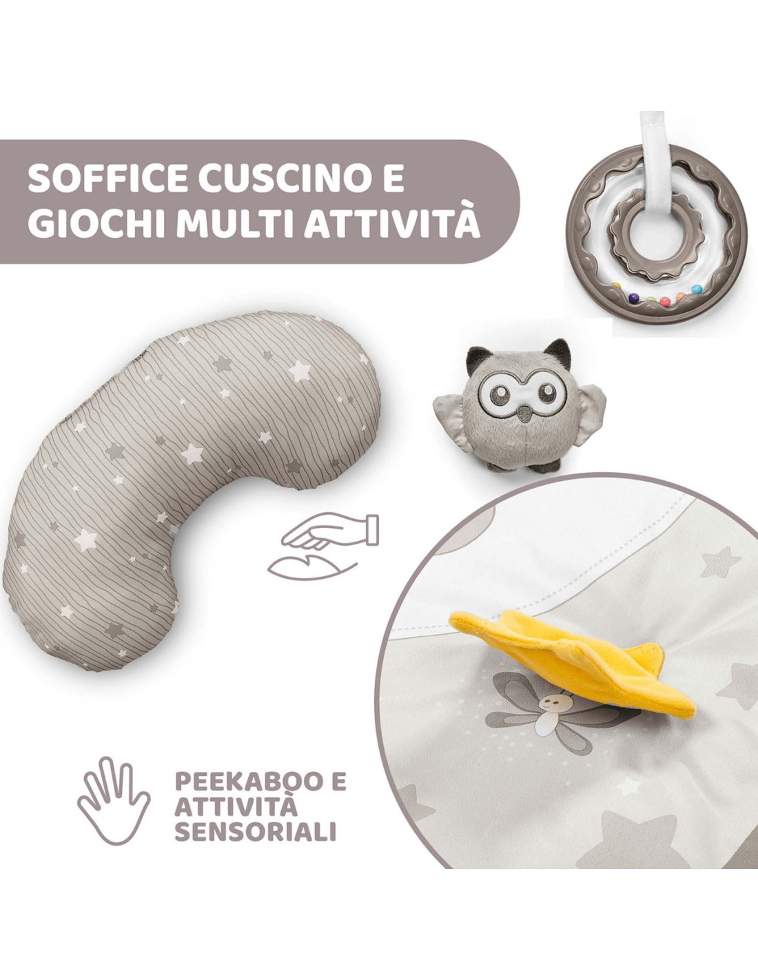 INFANZIA: vendita online PALESTRINA DEI COLORI GRIGIO CHICCO in offerta
