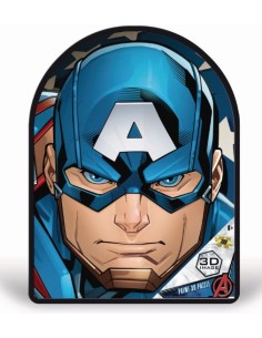 GIOCHI DI SOCIETA'E PUZZLE: vendita online Puzzle 3D Latta Captain America, 300 Pezzi, Effetto Lenticolare, Marvel Avengers, ...