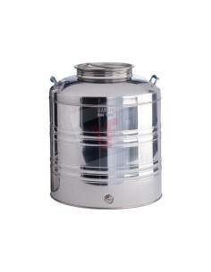 FUSTI E BIDONI: vendita online Bidone in acciaio inox, 20LT, con predisposizione, ideale per campagna olio in offerta