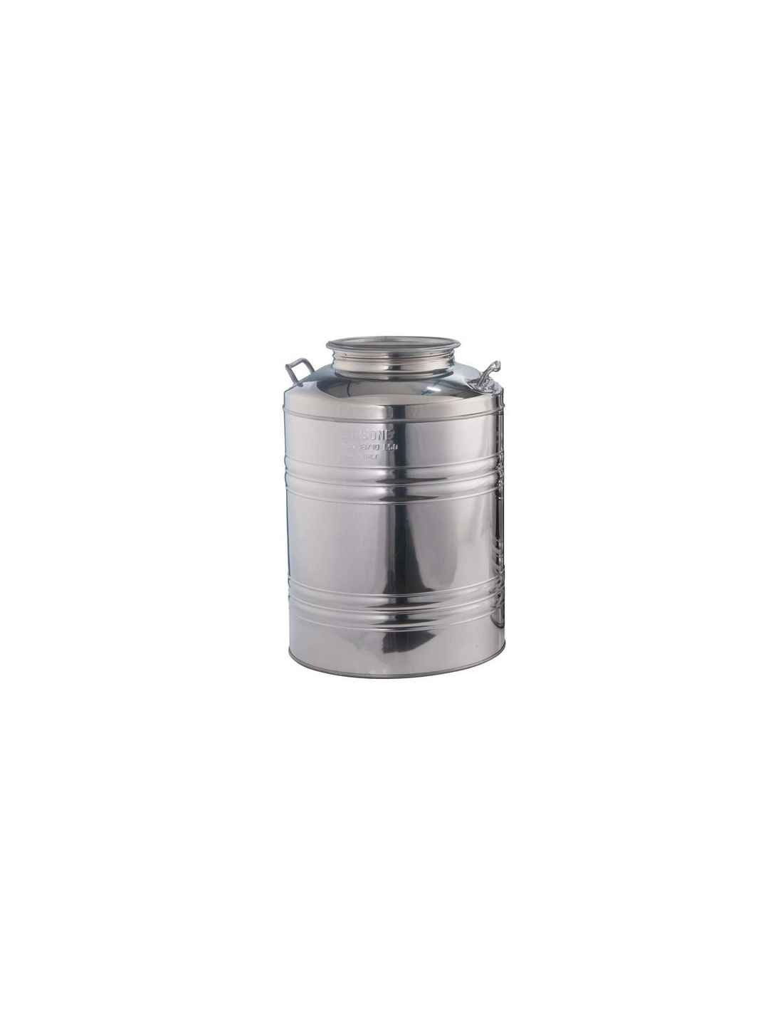 FUSTI E BIDONI: vendita online Bidone in acciaio inox, 30LT, La Nuova Sansone in offerta